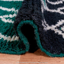 Load image into Gallery viewer, Green Atlas-Inspired Berber Rug: Bohemian Flair with Modern Appeal