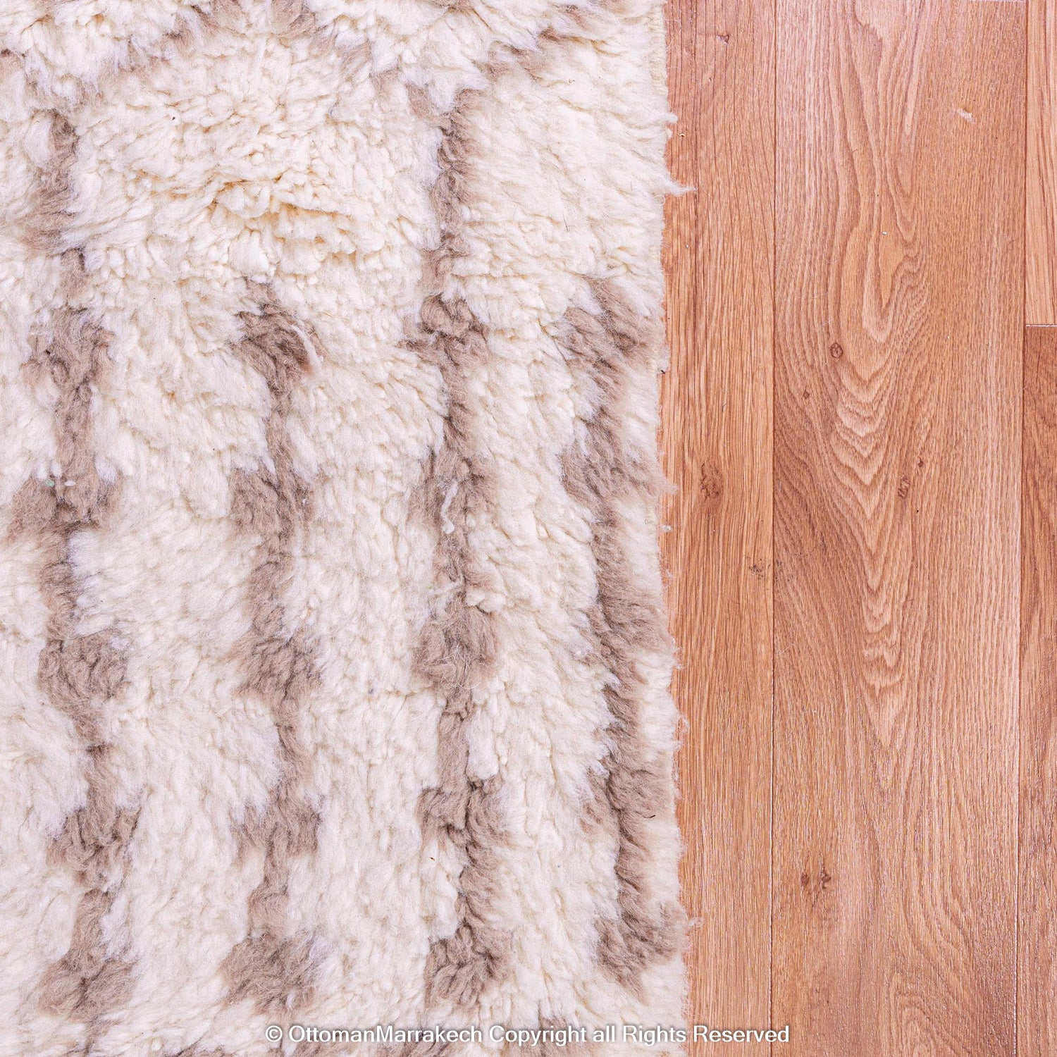 Subtle White Rug Soft White Berber Rug with Subtle Geometric Patterns – OttomanMarrakech