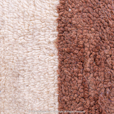 Abstract Striped and Block Rug with Desert Hues