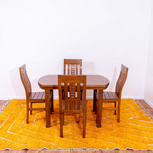 Load image into Gallery viewer, Modern Moroccan Orange Sunset Wool Rug: Soft Texture and Sophisticated Style