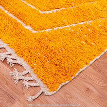 Load image into Gallery viewer, Modern Moroccan Orange Sunset Wool Rug: Soft Texture and Sophisticated Style