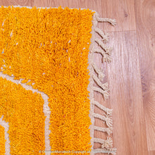 Load image into Gallery viewer, Modern Moroccan Orange Sunset Wool Rug: Soft Texture and Sophisticated Style