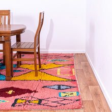 Load image into Gallery viewer, Moroccan Tribal Rug: Tribal Traditions in Modern Hues