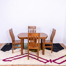 Load image into Gallery viewer, Moroccan Fringe Rug: Boho Chic with Modern Appeal