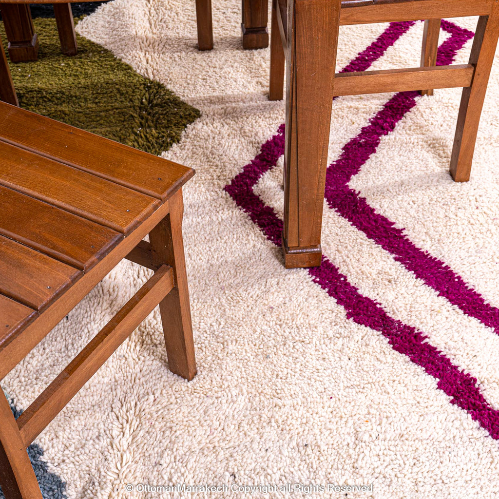 Moroccan Fringe Rug: Boho Chic with Modern Appeal