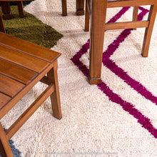 Load image into Gallery viewer, Moroccan Fringe Rug: Boho Chic with Modern Appeal