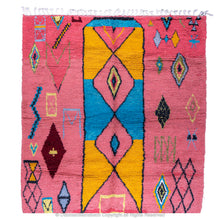 Load image into Gallery viewer, Moroccan Tribal Rug: Tribal Traditions in Modern Hues