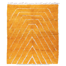 Load image into Gallery viewer, Modern Moroccan Orange Sunset Wool Rug: Soft Texture and Sophisticated Style