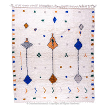 Load image into Gallery viewer, Moroccan Geometric Rug: Sleek Lines and Contemporary Appeal