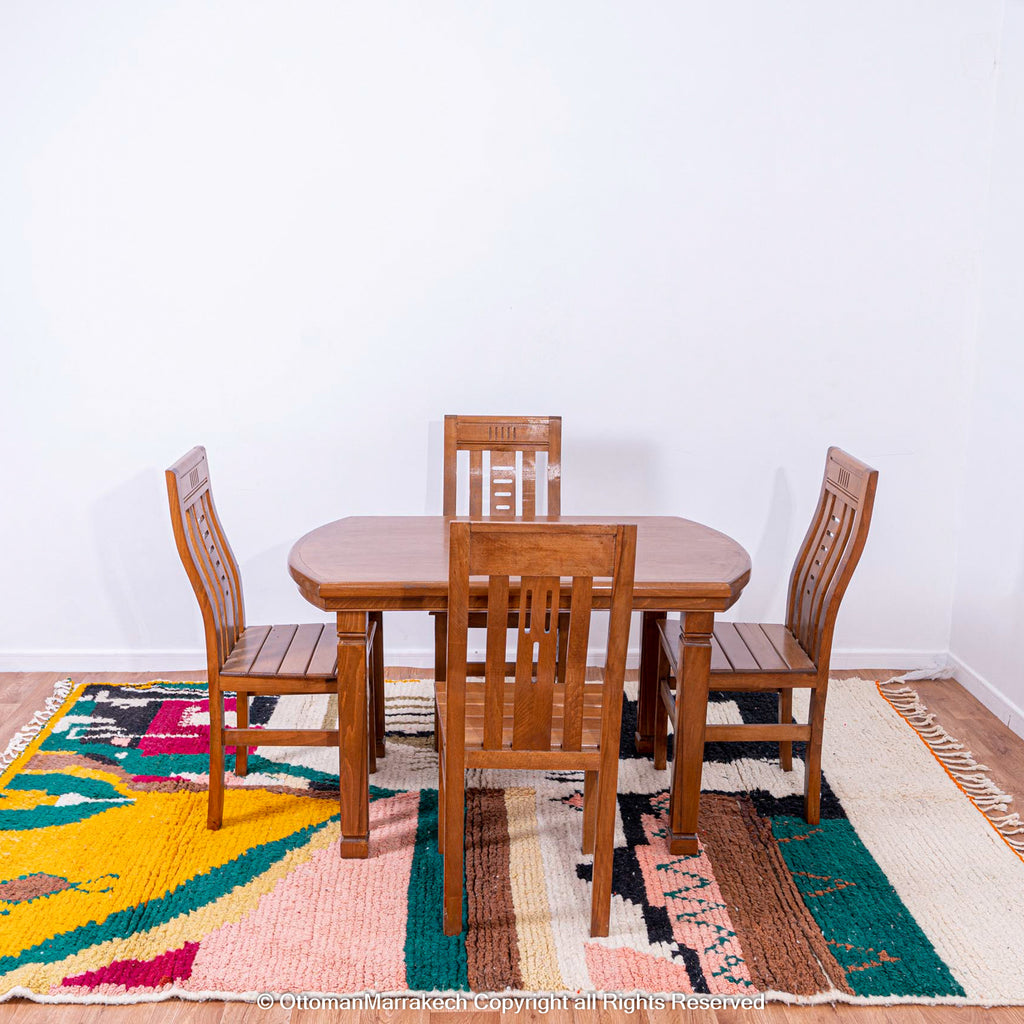 Moroccan Tribal Rug: Ethnic Patterns and Tribal Motifs