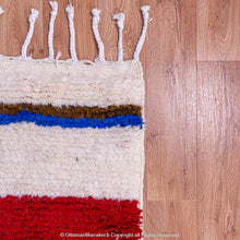 Load image into Gallery viewer, Moroccan Overdyed Rug: Antique Look with Vibrant Colors