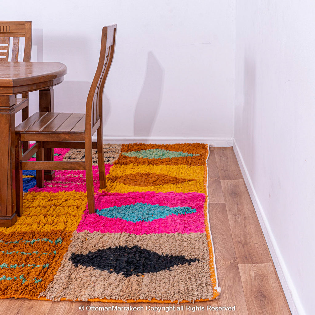 Moroccan Runner Rug: Stylish Accent for Hallways and Entryways