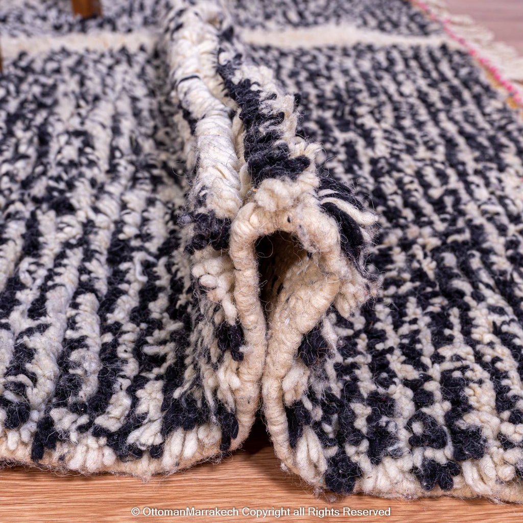 Moroccan Beni Ourain Rug: Luxurious Texture for Chic Interiors