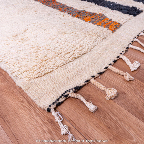 Desert Tree Moroccan Rug - Handwoven Wool Art Piece