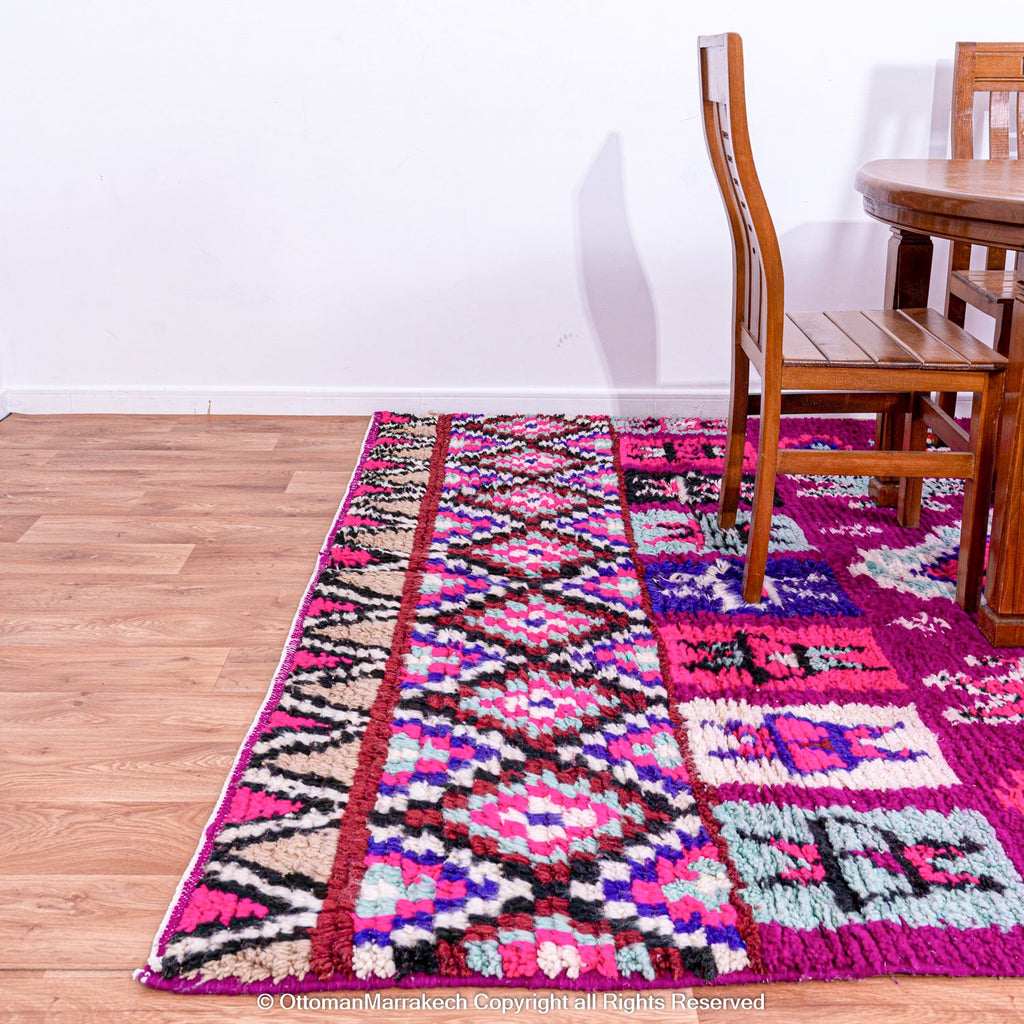 Moroccan Lattice Rug: Intricate Detailing for Sophisticated Spaces