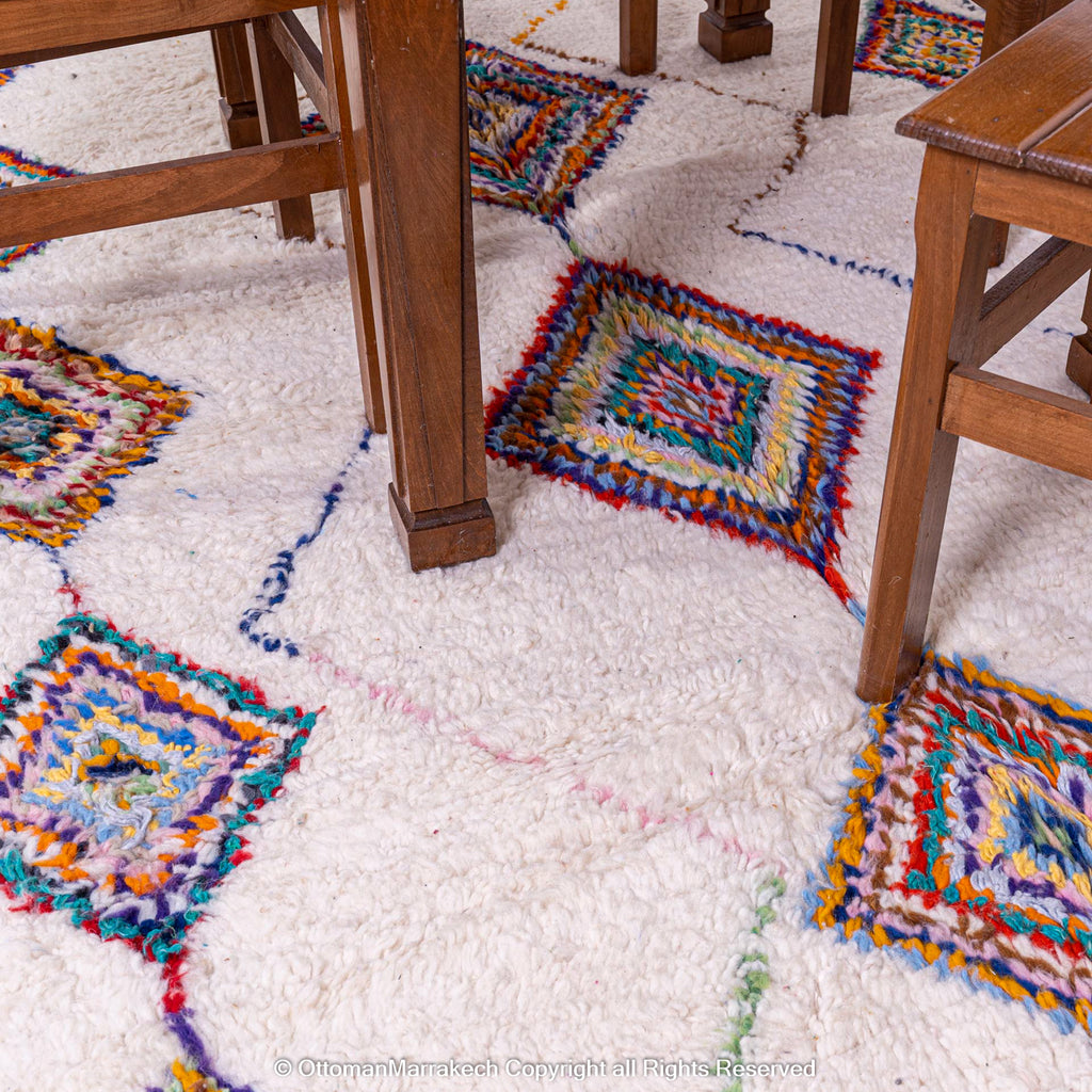 Moroccan Design Rug in Fresh, Contemporary Hues