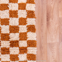 Load image into Gallery viewer, Moroccan Striped Rug: Linear Bands and Graphic Appeal