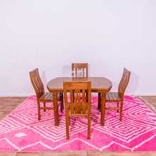 Load image into Gallery viewer, Moroccan French Rose Rug: Tie-Dye Patterns