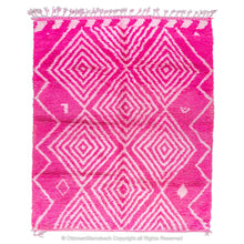 Load image into Gallery viewer, Moroccan French Rose Rug: Tie-Dye Patterns