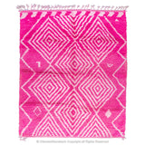 Moroccan French Rose Rug: Tie-Dye Patterns