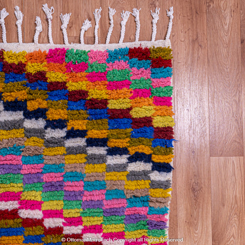 Colorful Berber Chevron Rug - Perfect for Patios and Gardens