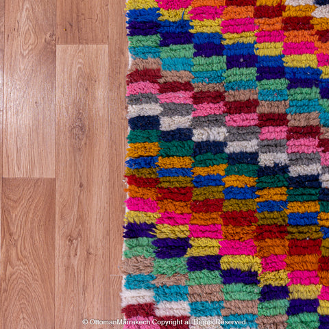 Colorful Berber Chevron Rug - Perfect for Patios and Gardens