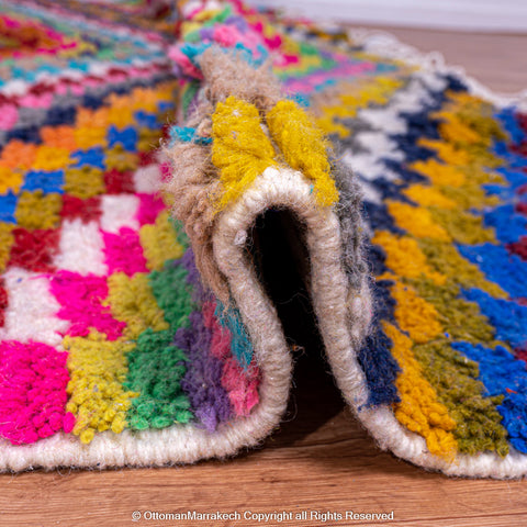 Colorful Berber Chevron Rug - Perfect for Patios and Gardens