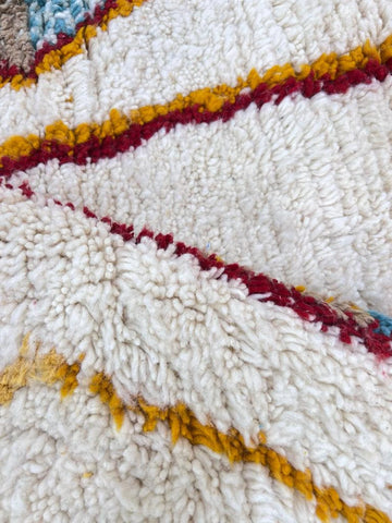 Atlas Valley Vibrance Moroccan Rug – Handwoven Berber Design with Geometric Diamonds